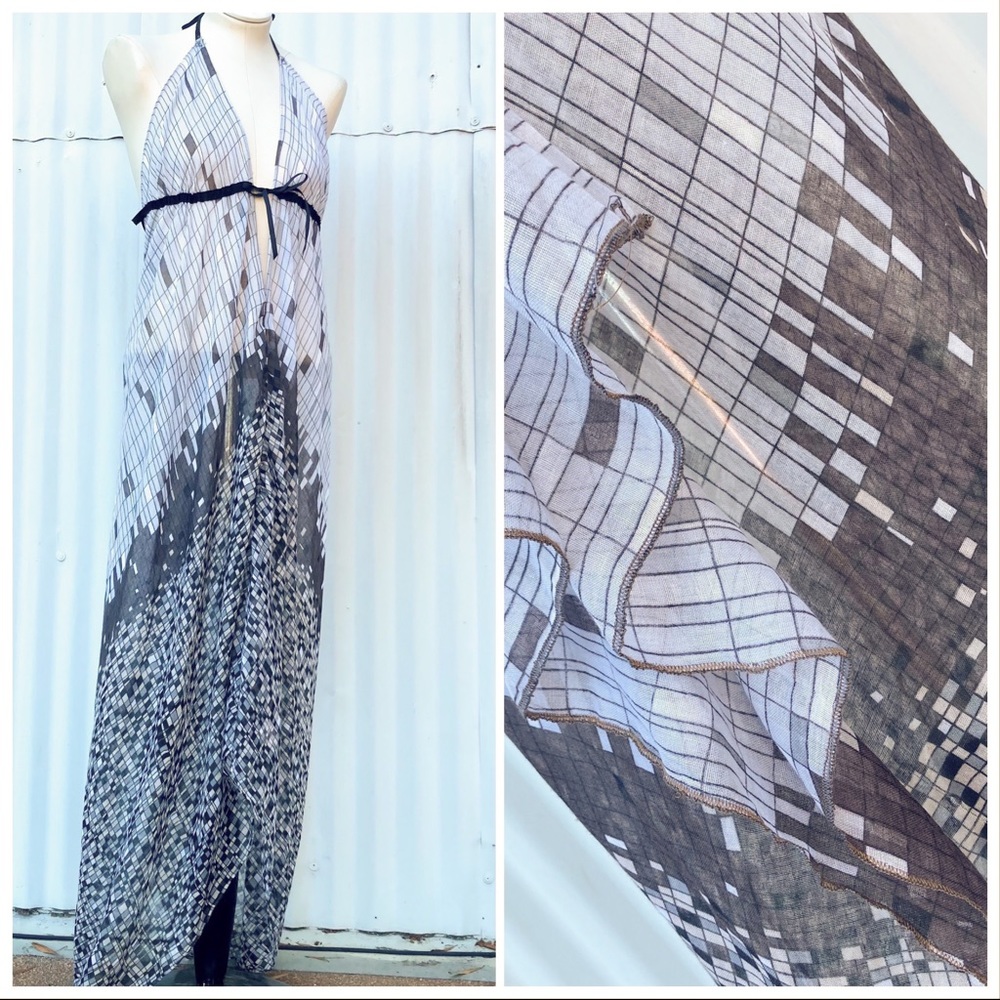 Handmade scarf dress